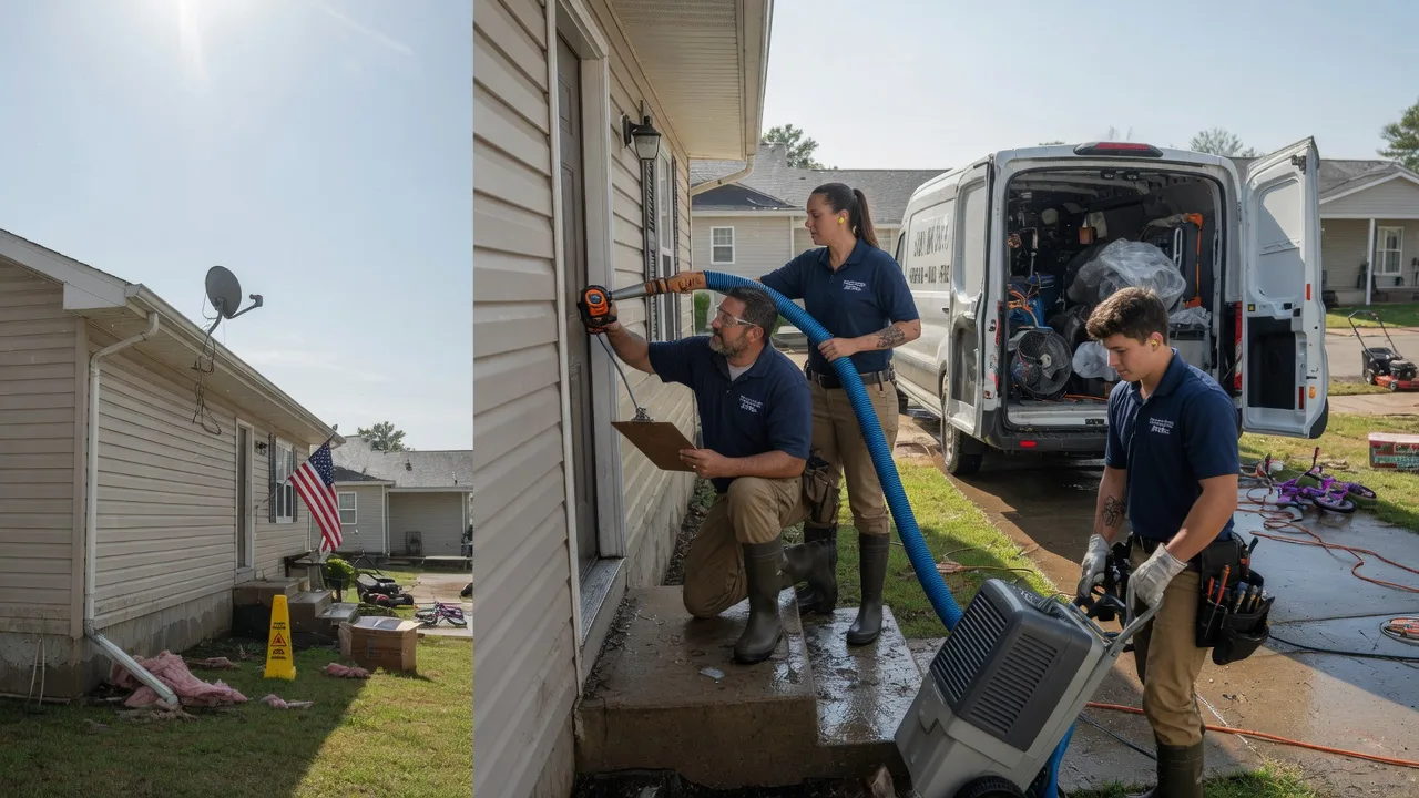 Ceiling Water Damage Restoration in New Blaine, AR near me